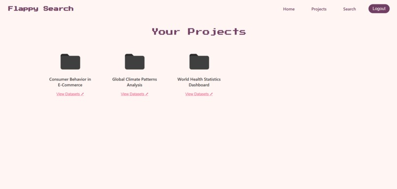 Flappy Search: AI for Finding Datasets – screenshot 3