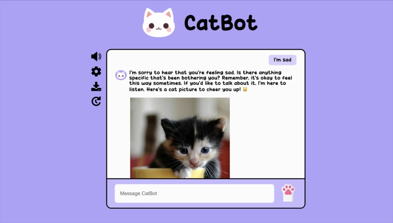 CatBot – screenshot 1