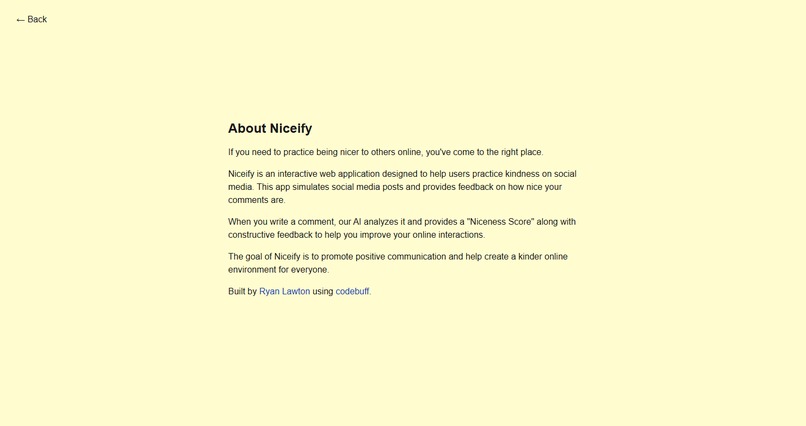 Niceify – screenshot 2
