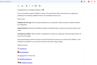 Use Builder to create a starter project
