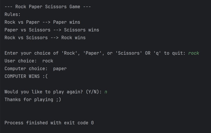 Rock, Paper, Scissors Game – screenshot 2