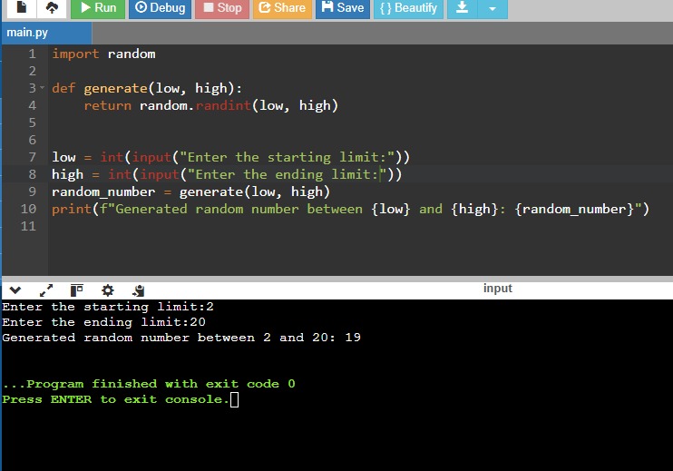 Random Number Generator – screenshot 1