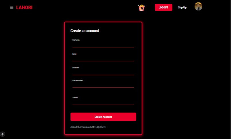 Food Ordering Website – screenshot 7
