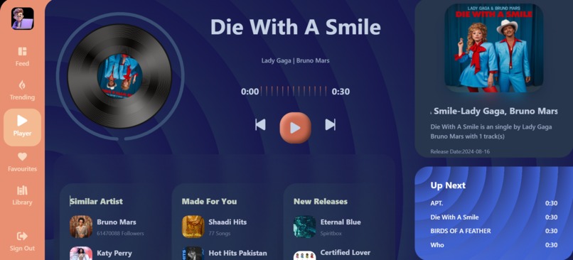 Music Player App – screenshot 1