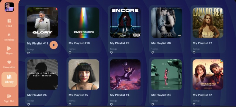 Music Player App – screenshot 2