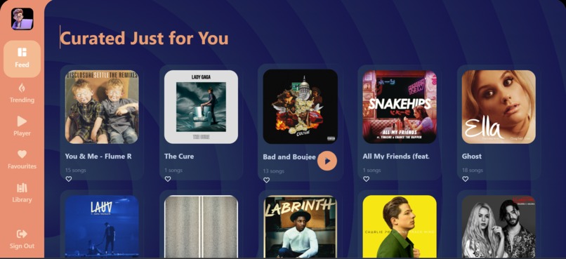 Music Player App – screenshot 3