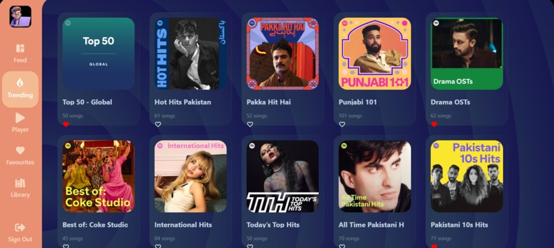 Music Player App – screenshot 5