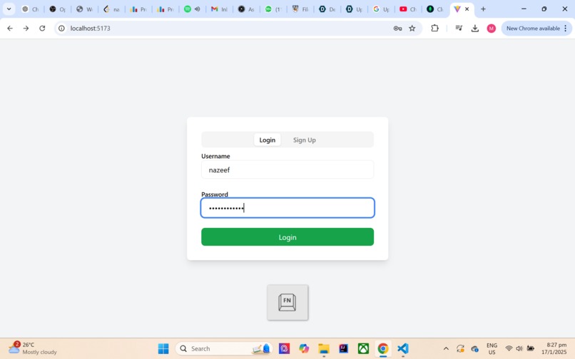 Minimart & Voucher System – screenshot 1