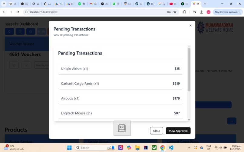 Minimart & Voucher System – screenshot 4