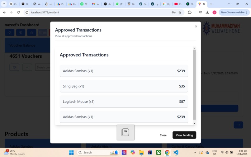 Minimart & Voucher System – screenshot 5