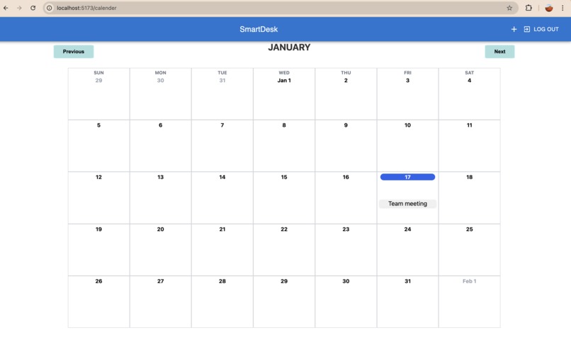 SmartDesk – screenshot 2