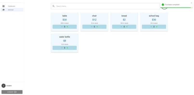MWH Minimart and Voucher System – screenshot 1