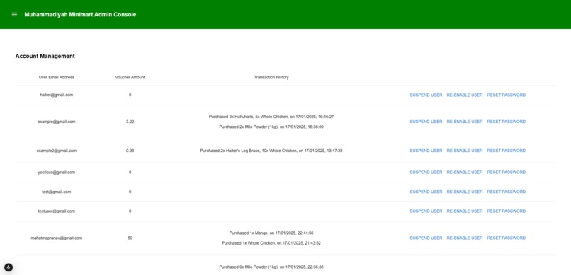 Hack4Good Web-based Minimart – screenshot 4