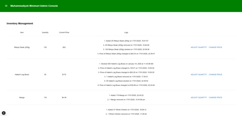 Hack4Good Web-based Minimart – screenshot 5