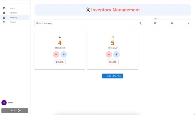 MWH Minimart and Voucher System – screenshot 4