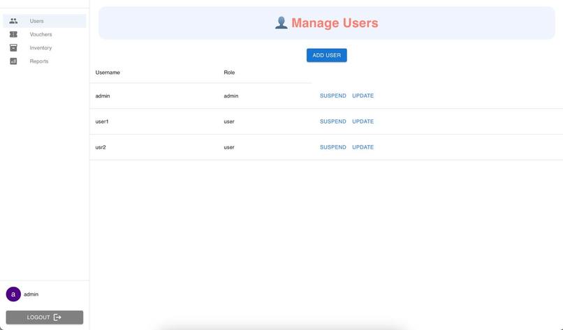 MWH Minimart and Voucher System – screenshot 6