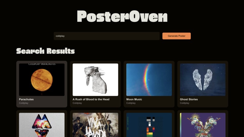 PosterOven – screenshot 1