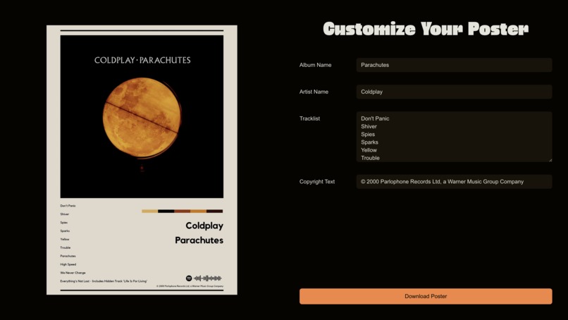 PosterOven – screenshot 2