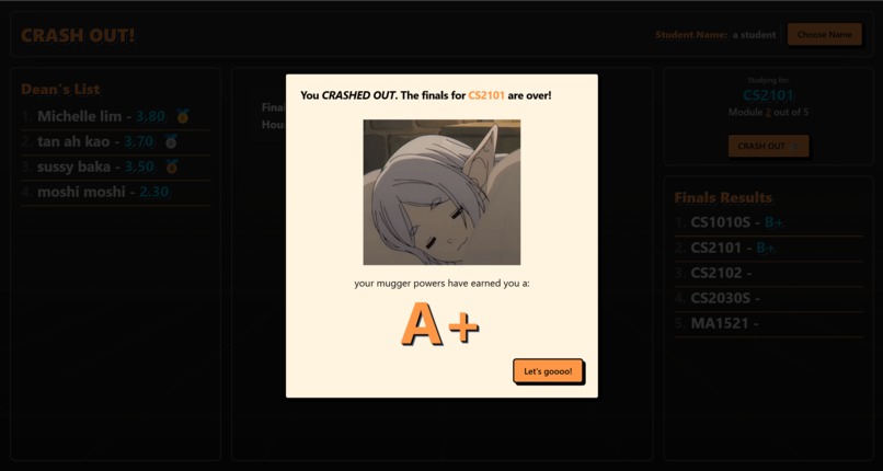 CRASH OUT – screenshot 2