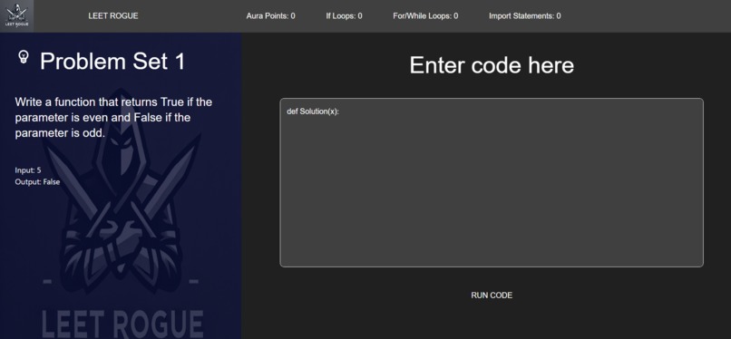 LeetRogue – screenshot 1