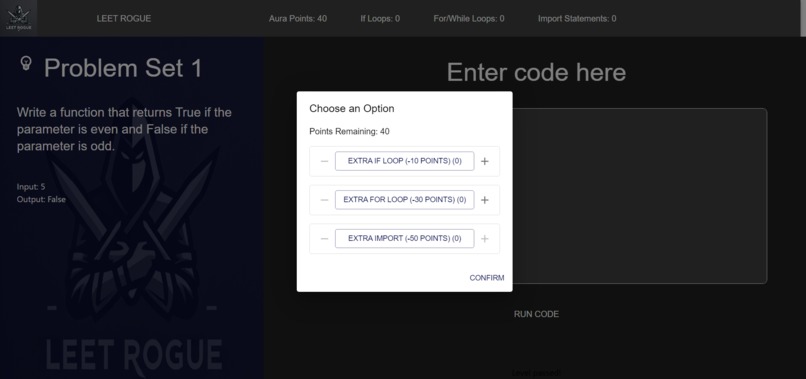 LeetRogue – screenshot 2
