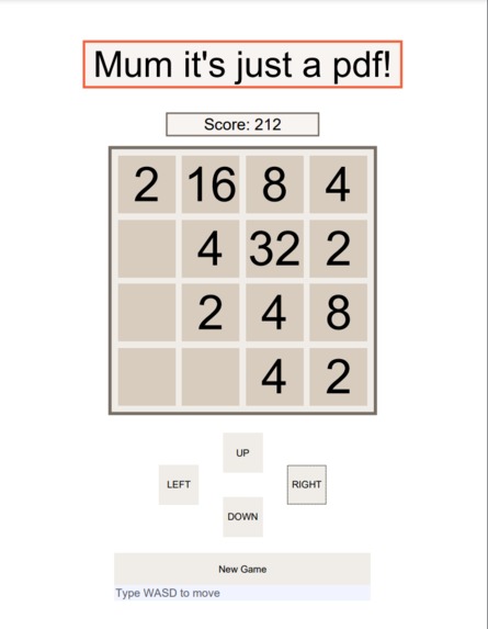 Mum, it's just a pdf! – screenshot 1
