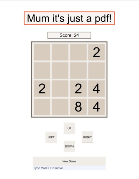 Mum, it's just a pdf! – screenshot 2
