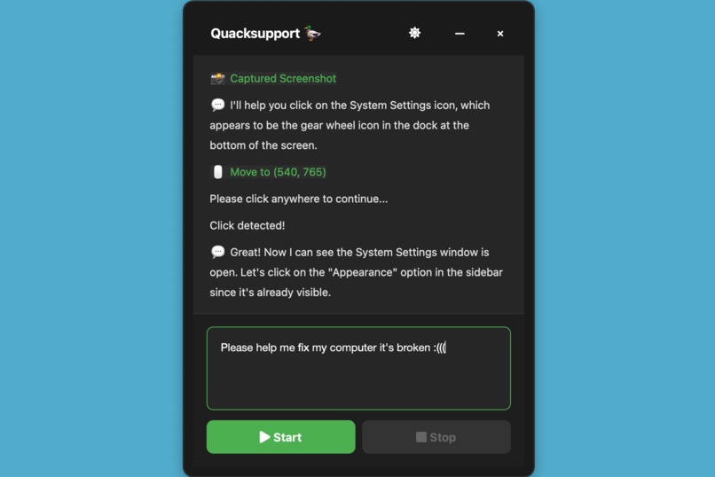 QuackSupport – screenshot 1