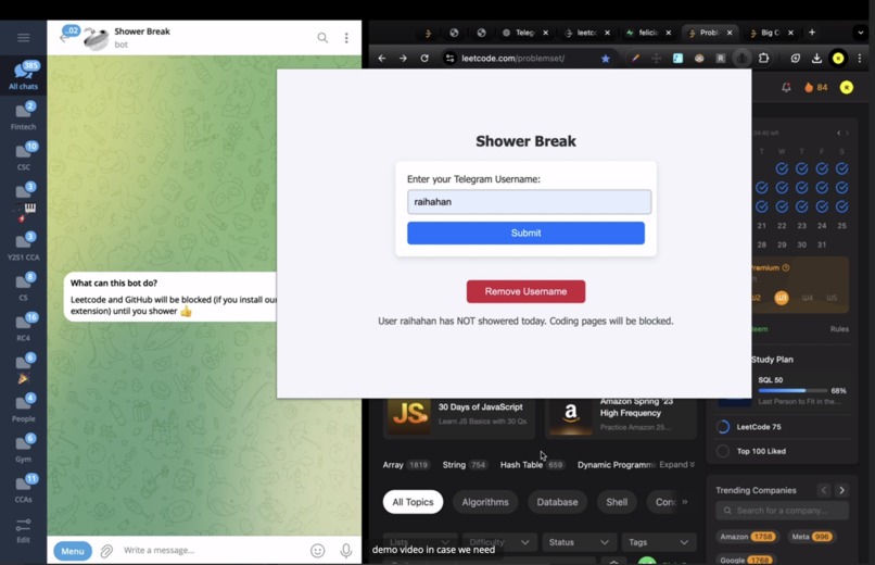 ShowerBreak – screenshot 1