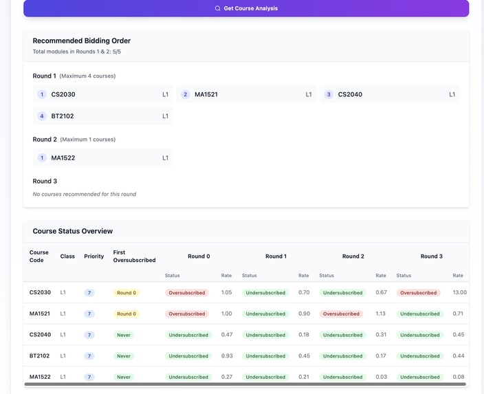 CourseRank – screenshot 1