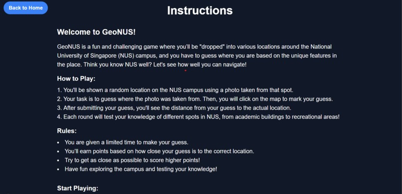 GeoNUS – screenshot 2