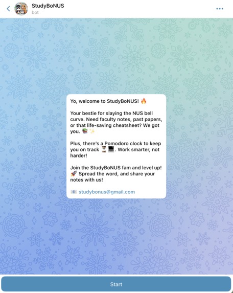 StudyBoNUS – screenshot 2