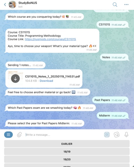 StudyBoNUS – screenshot 4
