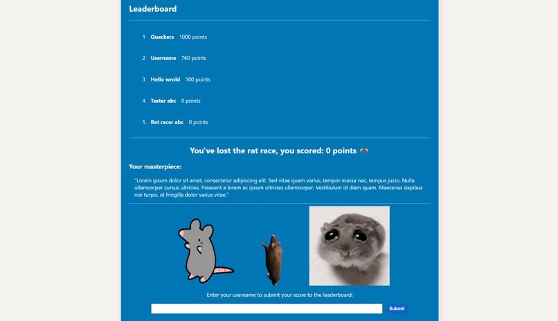 Rat Race – screenshot 2