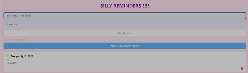 Silly Reminders – screenshot 3