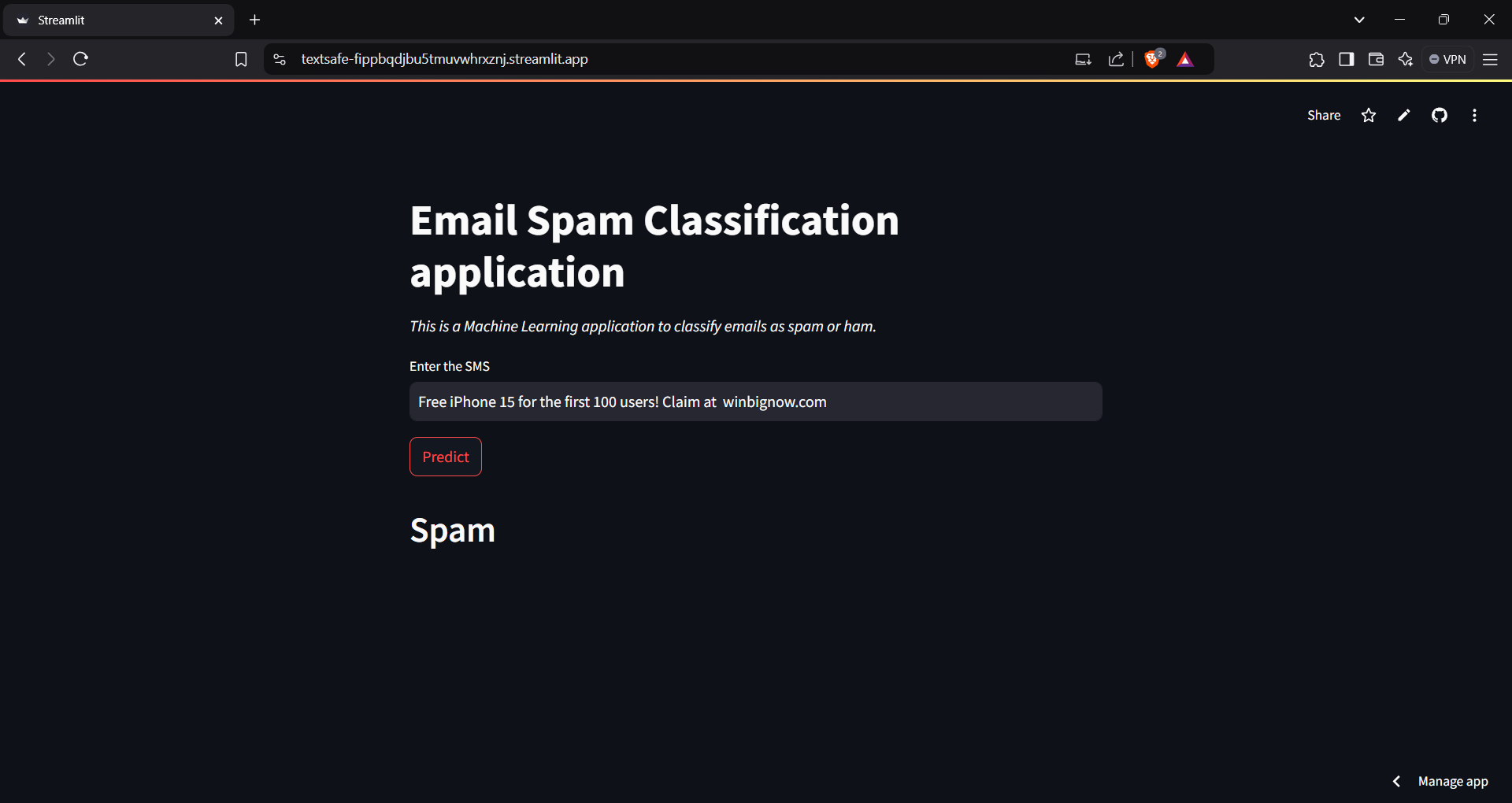 SMS Spam Detection | Devpost