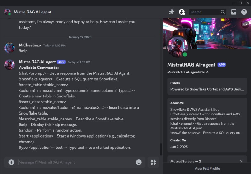 NeuraMist :  MistralRAG AI-Agent and Snowflake Nexus – screenshot 6
