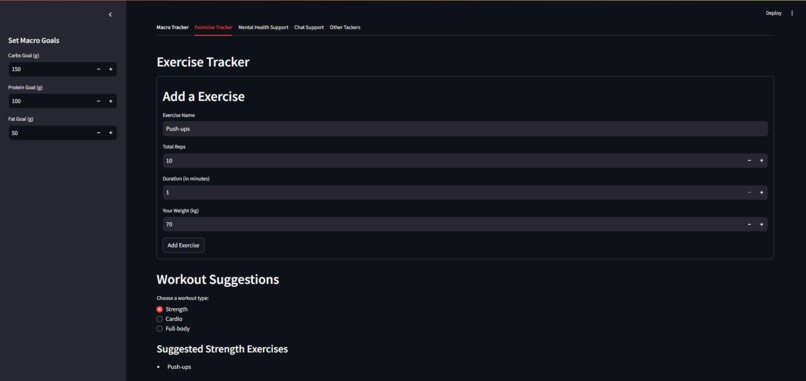 MacroFit – screenshot 2