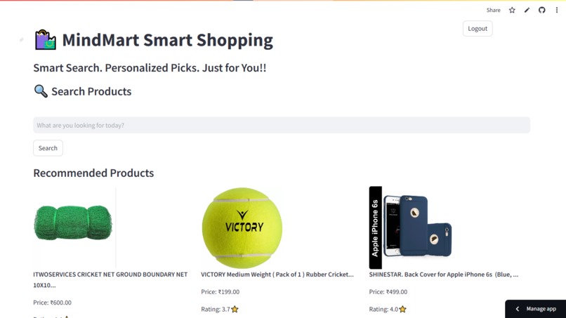 MindMart - Smart Search. Personalized Picks. Just for You!! – screenshot 3