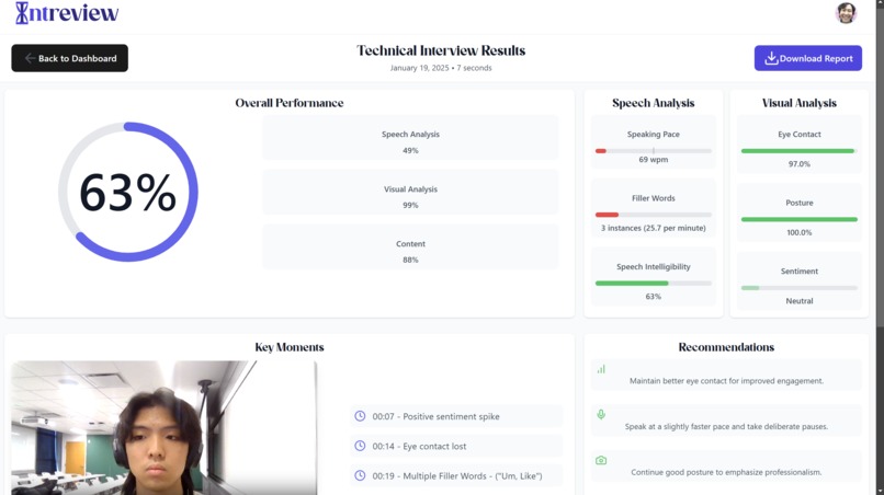 Intreview – screenshot 3