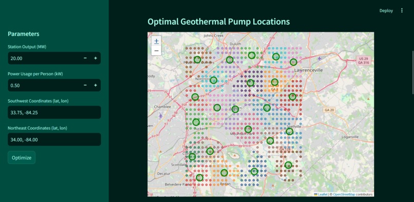 Thermos: Sustainably Optimizing Geothermal Pumps – screenshot 2
