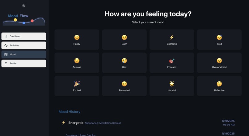 Mood Flow – screenshot 2