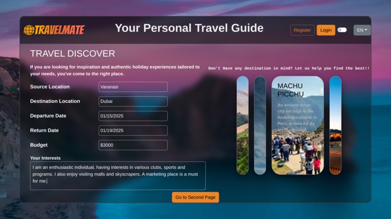 TravelMate – screenshot 1