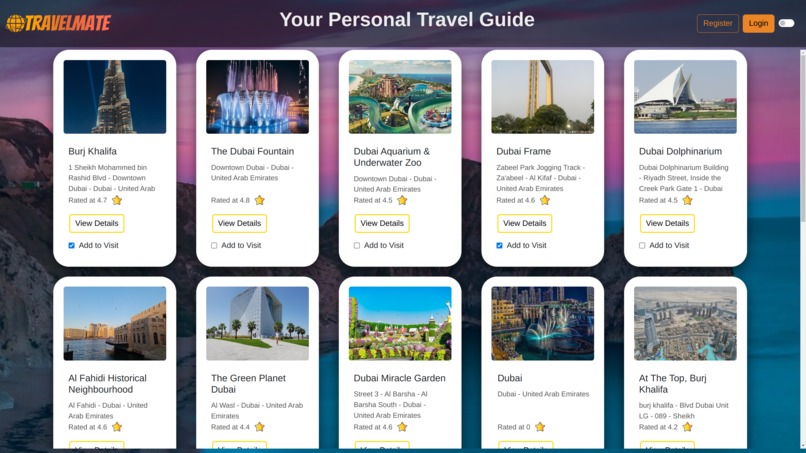 TravelMate – screenshot 2