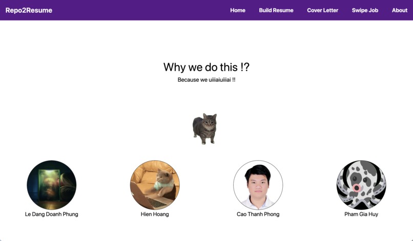 Repo2Resume – screenshot 7