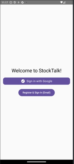 StockTalk – screenshot 1