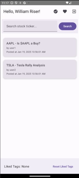 StockTalk – screenshot 2
