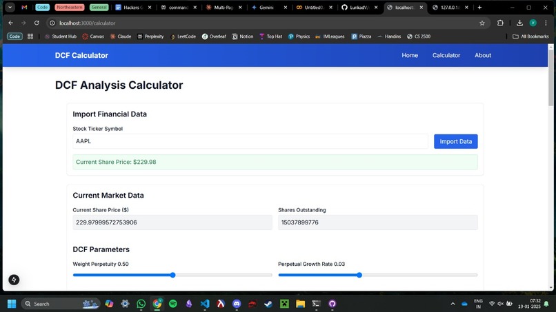 DCF Calculator – screenshot 2