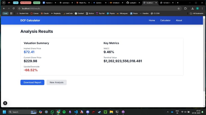 DCF Calculator – screenshot 3