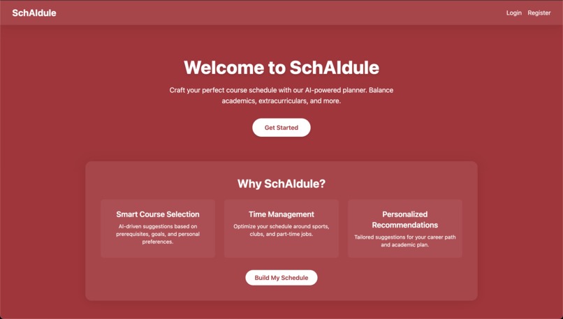 SchAIdule – screenshot 1